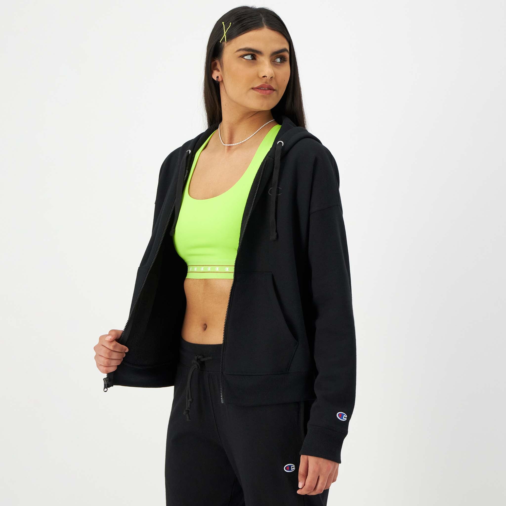 Powerblend Zip-Up Hoodie. C Logo - Image 2