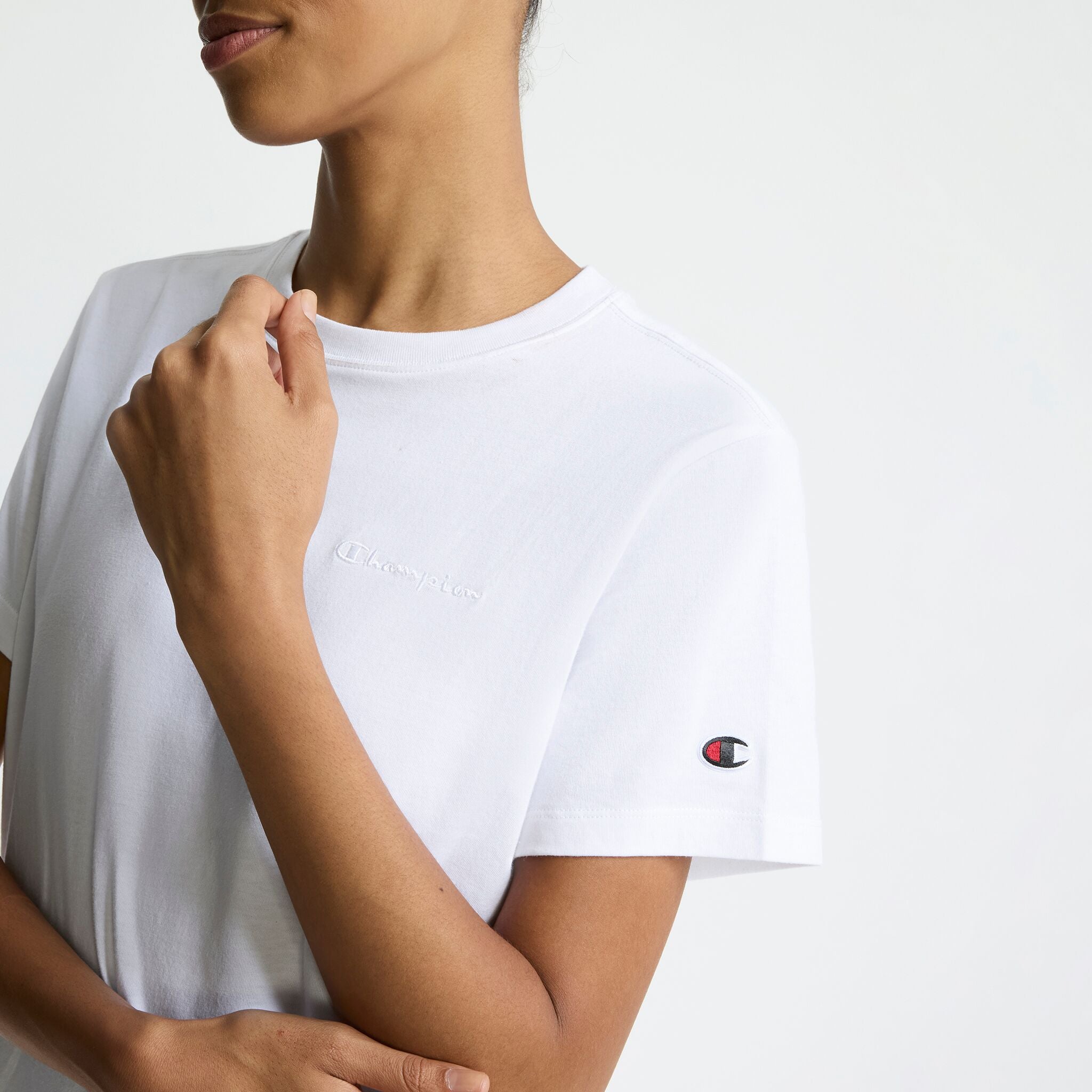 Classic T-Shirt. Tonal Left Chest Script - Image 3