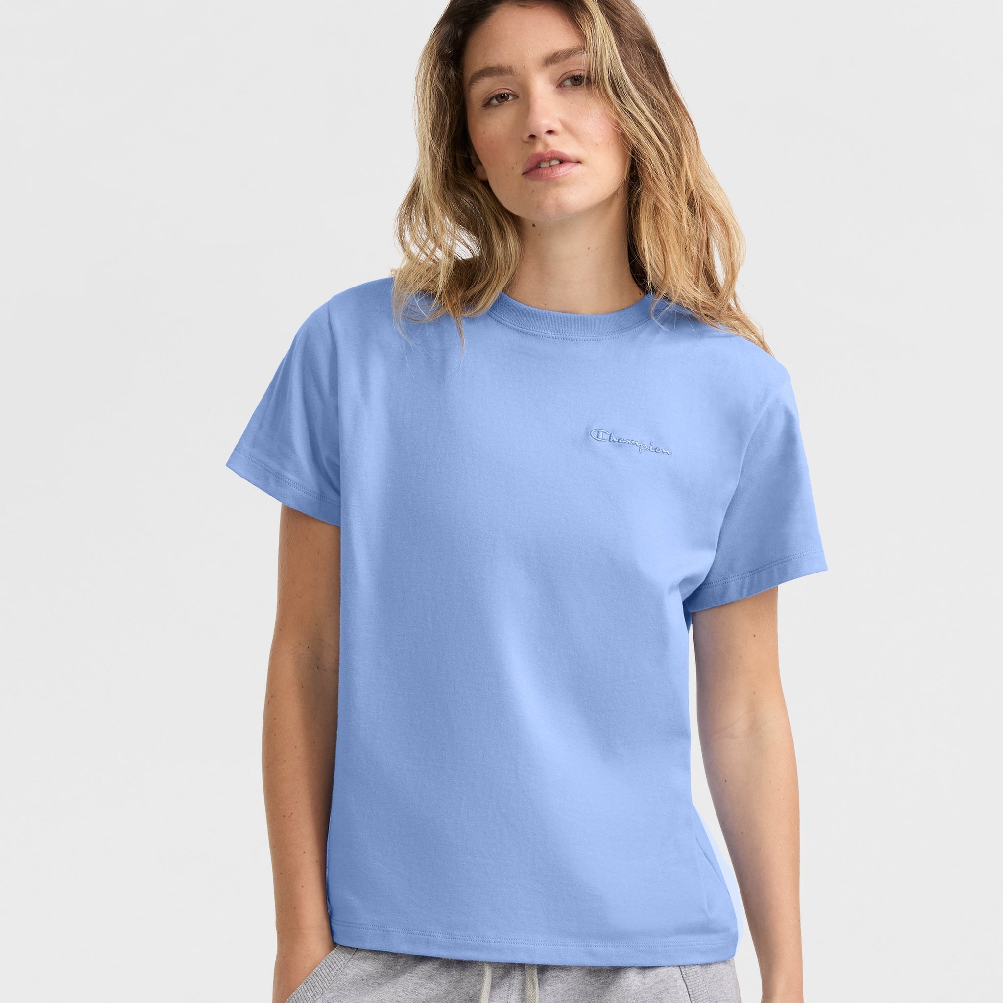 Classic T-Shirt. Tonal Left Chest Script