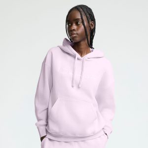 Powerblend Hoodie. Relaxed. Full Embroidered Script Logo