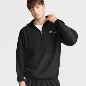 Stadium Packable Jacket. Script Logo