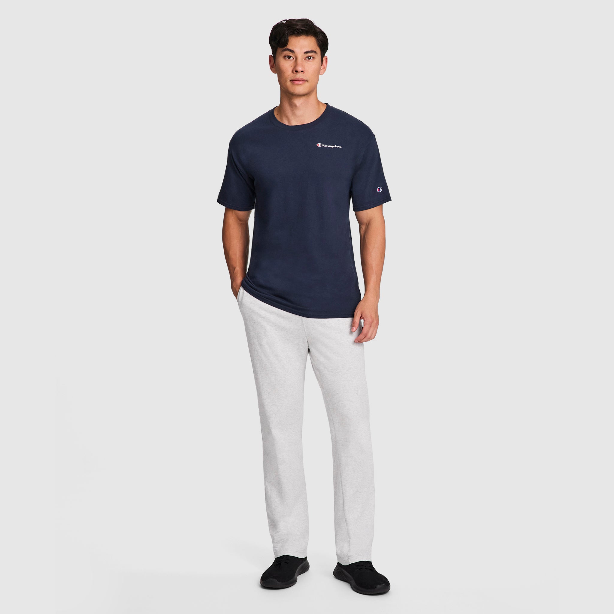 Lightweight Lounge Pants. Open Hem. C Logo - Image 4