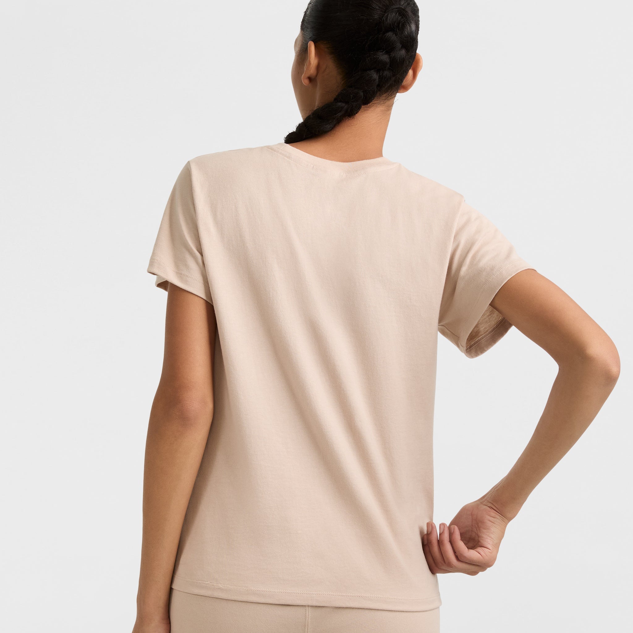 Classic T-Shirt. Tonal Left Chest Script - Image 2