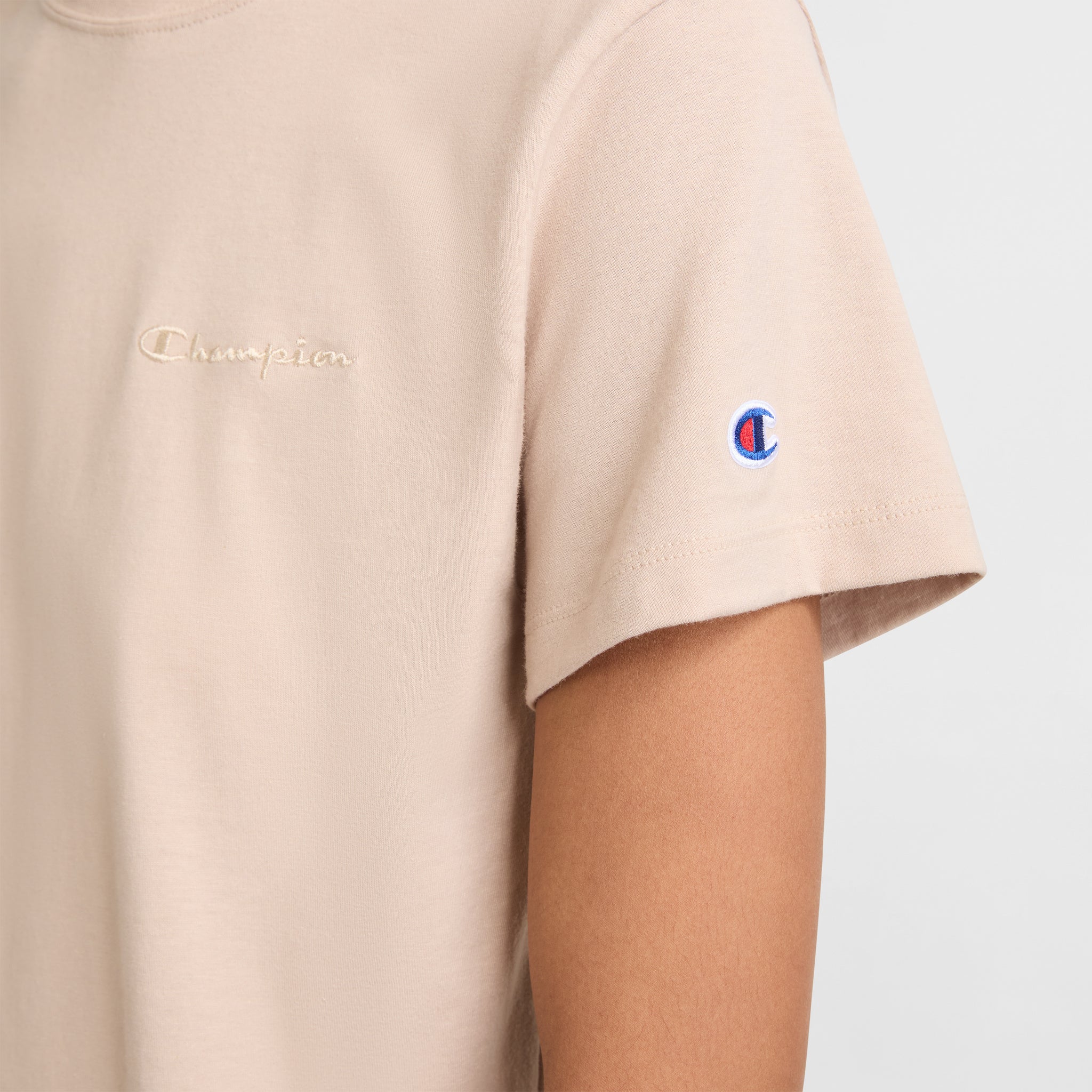 Classic T-Shirt. Tonal Left Chest Script - Image 3