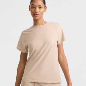 Classic T-Shirt. Tonal Left Chest Script