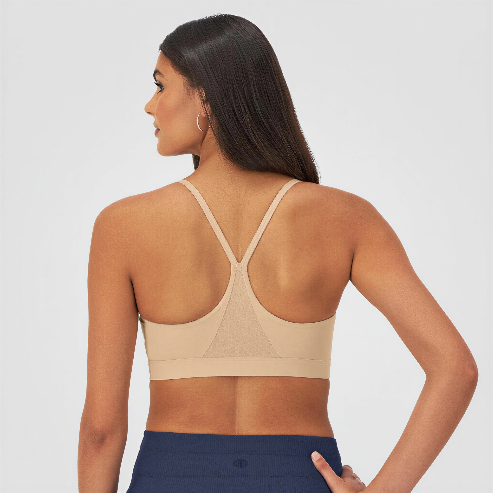 Soft Touch Sports Bra. Tonal C Logo - Image 4